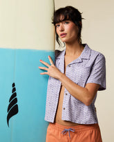 Afuera Button Up Shirt - Print - Women's